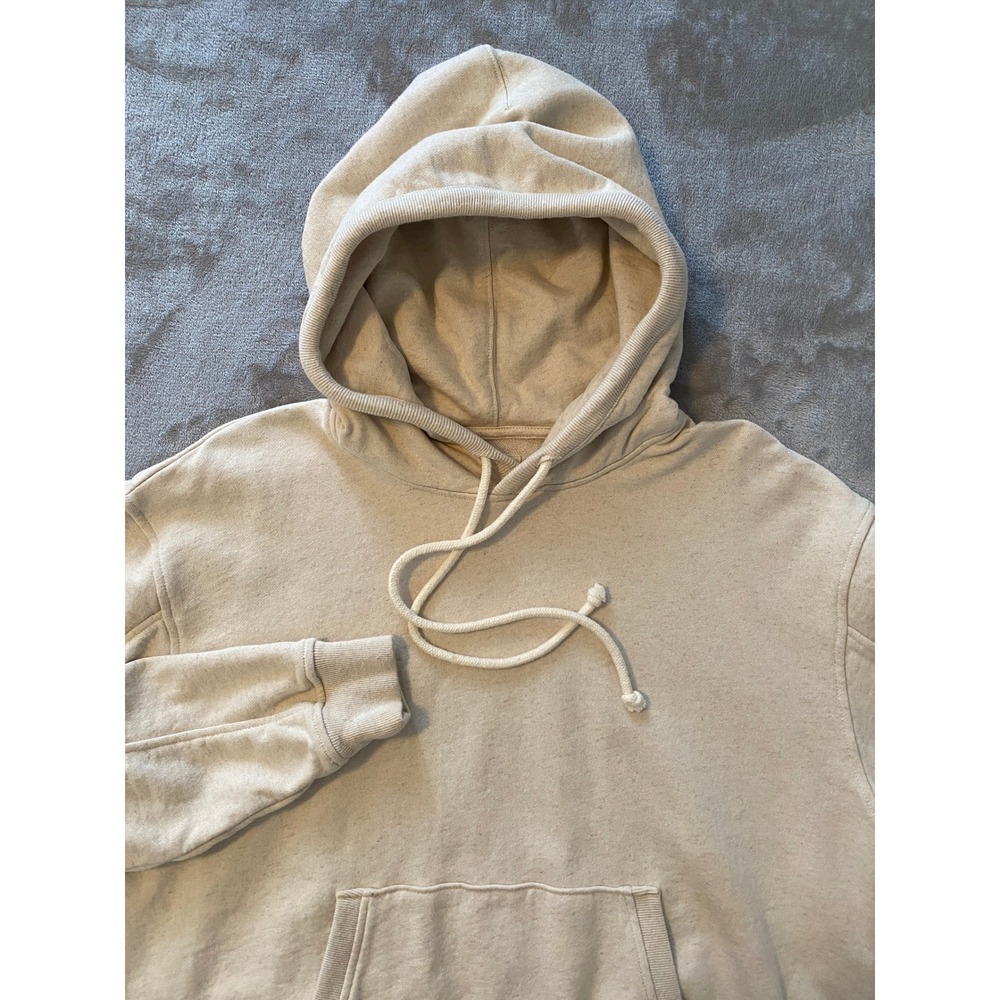 Levis Beige Speckled Fleece Hoodie Sweatshirt‎ Sz S Casual Athleisure Streetwear